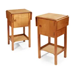 Ambrose Heal, PAIR OF BEDSIDE TABLES, CIRCA 1910, 1910