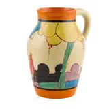 Clarice Cliff, 'SUMMERHOUSE' ISIS JUG, CIRCA 1930, 1930, painted and glazed earthenware
