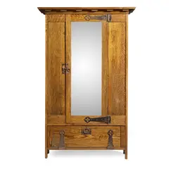 Ambrose Heal, 'ST. IVES' ARTS & CRAFTS WARDROBE, CIRCA 1897, 1897, oak
