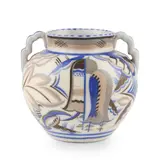 Truda Carter, TWIN-HANDLED VASE, CIRCA 1930, 1930, painted and glazed earthenware