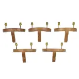 Robert 'Mouseman' Thompson, FIVE WALL LIGHTS, CIRCA 1970, 1970, oak