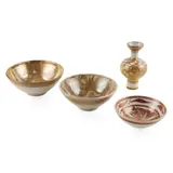 Alan Caiger-Smith, THREE VESSELS, lustre-glazed earthenware