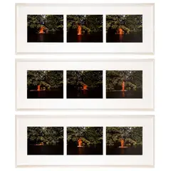 Andy Goldsworthy, LOWTHER EARTH SPLASHES; MUDSTONES THROWN INTO SCAUR WATER, PENPONT, DUMFRIESSHIRE, JULY 1992, 1992, 1992