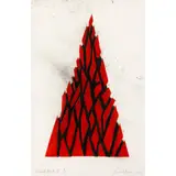 David Nash, RED AND BLACK TRIANGLE, 2009, 2009