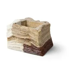 Jongjin Park, ARTISTIC STRATUM W0105-2, tissue paper soaked in porcelain