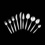 Tias Eckhoff, 'CYPRESS' 97 PIECE FLATWARE SERVICE, DESIGNED 1953, 1953, silver and stainless steel