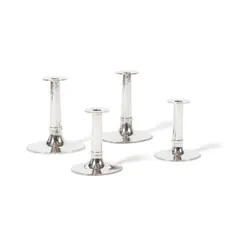 SET OF FOUR CANDLESTICKS, 1978 by Erik Sjodahl Andersen, 1978, silver, sold Apr 2024