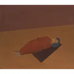Albert Reuss, SLEEPING FIGURE IN RED, 1964, 1964