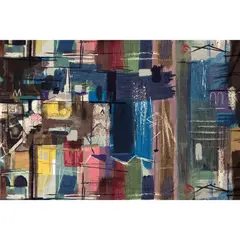 PAIR OF 'STONES OF BATH' CURTAINS, c. 1960 by John Piper, 1960, sold Apr 2024