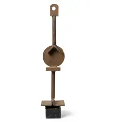 Trevor Bates, UNTITLED (TOTEM), c. 1959, 1959, welded and patinated steel on a wooden base