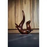 Laurence Broderick, TEKO THE SWIMMING OTTER, patinated bronze
