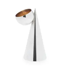 Chris Knight, DOUBLE-ENDED DRINKING VESSEL, 1995, 1995, silver and silver gilt