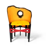 OPEN SKY 'CROSBY' CHAIR, DESIGNED 1995 by Gaetano Pesce, 1995, resin fixed with four steel pins, offered Apr 2024