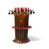 'ALDA' LAMP, 2003 by Gaetano Pesce, 2003, cast resin with steel rods and bells fixed to each frond with paper clips, sold Apr 2024