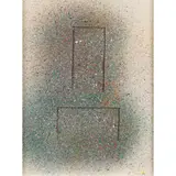 Ian Stephenson, SANDSEND SERIES FROM BEYOND THE WORLD'S END: UNDERSTUDY, 1972, 1972, oil and enamel on paper relief