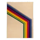 Patrick Scott, RAINBOW NO. 5, wool tapestry