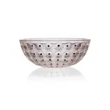 René Lalique, NEMOURS BOWL, NO. 404, frosted and black enamelled