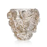 CÉNOTAPHE, COUVERCLE ROSES VASE, CP521 by René Lalique, sold Apr 2024