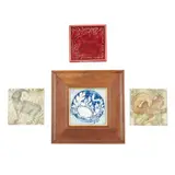 William De Morgan, PAIR OF ARTS & CRAFTS 6-INCH TILES, CIRCA 1890