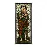 Edward Burne-Jones, 'ABRAHAM' STAINED GLASS PANEL, 1909