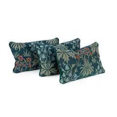 John Henry Dearle, THREE CUSHIONS, THE MATERIAL CIRCA 1915, 1915, jacquard woven wool