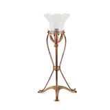 William Arthur Smith Benson, ARTS & CRAFTS TABLE LAMP, CIRCA 1900, 1900, copper and brass