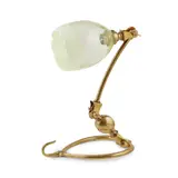 William Arthur Smith Benson, ARTS & CRAFTS ADJUSTABLE TABLE/BRACKET LAMP, CIRCA 1900, 1900, brass