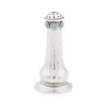 Charles Robert Ashbee, ARTS & CRAFTS PEPPER POT, CIRCA 1900, 1900, hammered silver