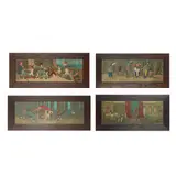 John Hassall, FOUR 'PETER PAN' SERIES NURSERY PRINTS, CIRCA 1905, 1905, in oak frames