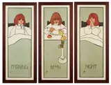 John Hassall, 'MORNING', 'NOON' & 'NIGHT' , CIRCA 1910, 1910