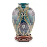 William Moorcroft, LARGE 'LATE FLORIAN' VASE, 1919, 1919, glazed earthenware