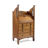 E. A. Taylor, RARE OAK BUREAU CHEST, CIRCA 1900, 1900, oak
