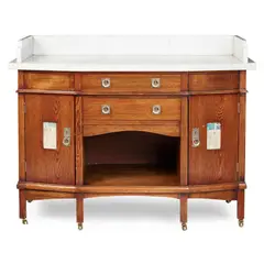 E. A. Taylor, GLASGOW SCHOOL WASHSTAND, CIRCA 1900, 1900, oak