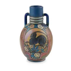 Jean Barol, ART DECO LUSTRE VASE, CIRCA 1930, 1930, lustre glazed earthenware