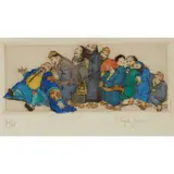 Elyse Ashe Lord, FOUR COLOURED ETCHINGS