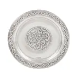 Alexander Ritchie, CELTIC REVIVAL CIRCULAR DISH, 1926, 1926, repoussé-decorated silver