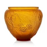 NÉFLIERS VASE, NO. 940 by René Lalique, sold Feb 2024