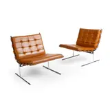 Jorge Zalszupin, Pair of 'Oxford' Chairs