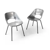 Pierre Guariche, Pair of 'Tulipe' Chairs