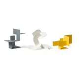 Juan Carlos Marin, Three Sculptures, painted steel
