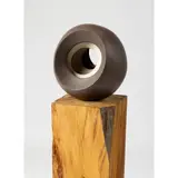 Matthew Chambers, Eclipse 13, 2018, 2018, stoneware and wooden plinth