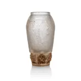 FRISE ANÉMONE AJOURNÉES VASE, CP342 bis by René Lalique, sold Oct 2023