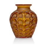 LAITERONS VASE, NO. 1072 by René Lalique, sold Oct 2023