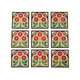 Augustus Welby Northmore Pugin, GROUP OF NINE GOTHIC REVIVAL TILES, CIRCA 1860