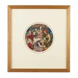 Henry Holiday, STAINED GLASS DESIGN 'MAGDALENE WASHING CHRIST'S FEET', CIRCA 1865, 1865