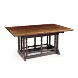 George Edmund Street, GOTHIC REVIVAL TABLE FOR THE LAW COURTS, LONDON, CIRCA 1880, 1880, oak