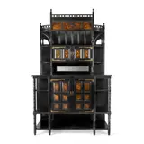 T.E. Collcutt, AESTHETIC MOVEMENT CABINET, CIRCA 1874, 1874, ebonised wood and gilt-bronze
