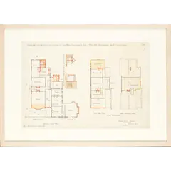Charles Spooner, FOUR ARCHITECTURAL DESIGNS, HERTFORDSHIRE, 1900-1911, 1900