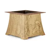 Margaret Gilmour, GLASGOW SCHOOL JARDINIÈRE, CIRCA 1910, 1910, repoussé-decorated brass