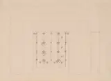 Charles Rennie Mackintosh, DESIGN FOR STENCIL DECORATION FOR 14 KINGSBOROUGH GARDENS, 1901